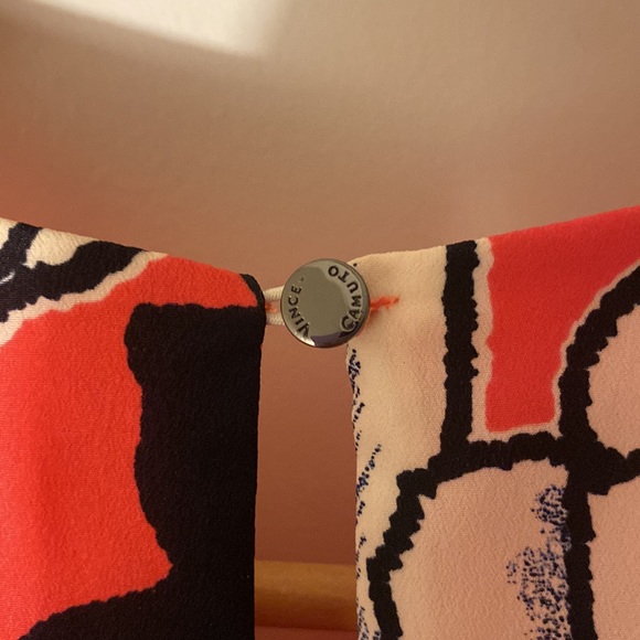 Vince Camuto scuba neck fit and flare dress - Picture 5 of 7